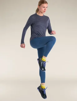 Icebreaker T-shirts & Tanks^Women's Merino Blend 125 Cool-Lite™ Sphere Long Sleeve T-Shirt MidnightNavyHeather