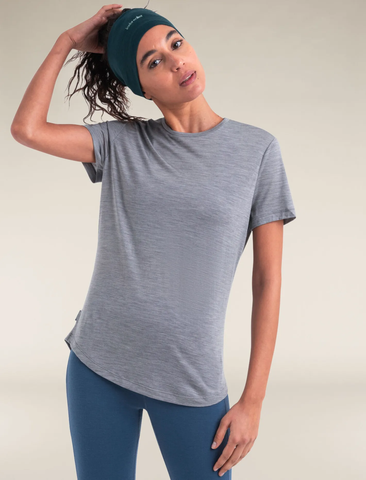 Icebreaker T-shirts & Tanks^Women's Merino Blend 125 Cool-Lite™ Sphere Short Sleeve T-Shirt MetroHeather