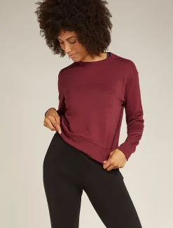 Icebreaker Jumpers & Hoodies^Women's Merino Blend 200 Crush Long Sleeve Sweatshirt Port