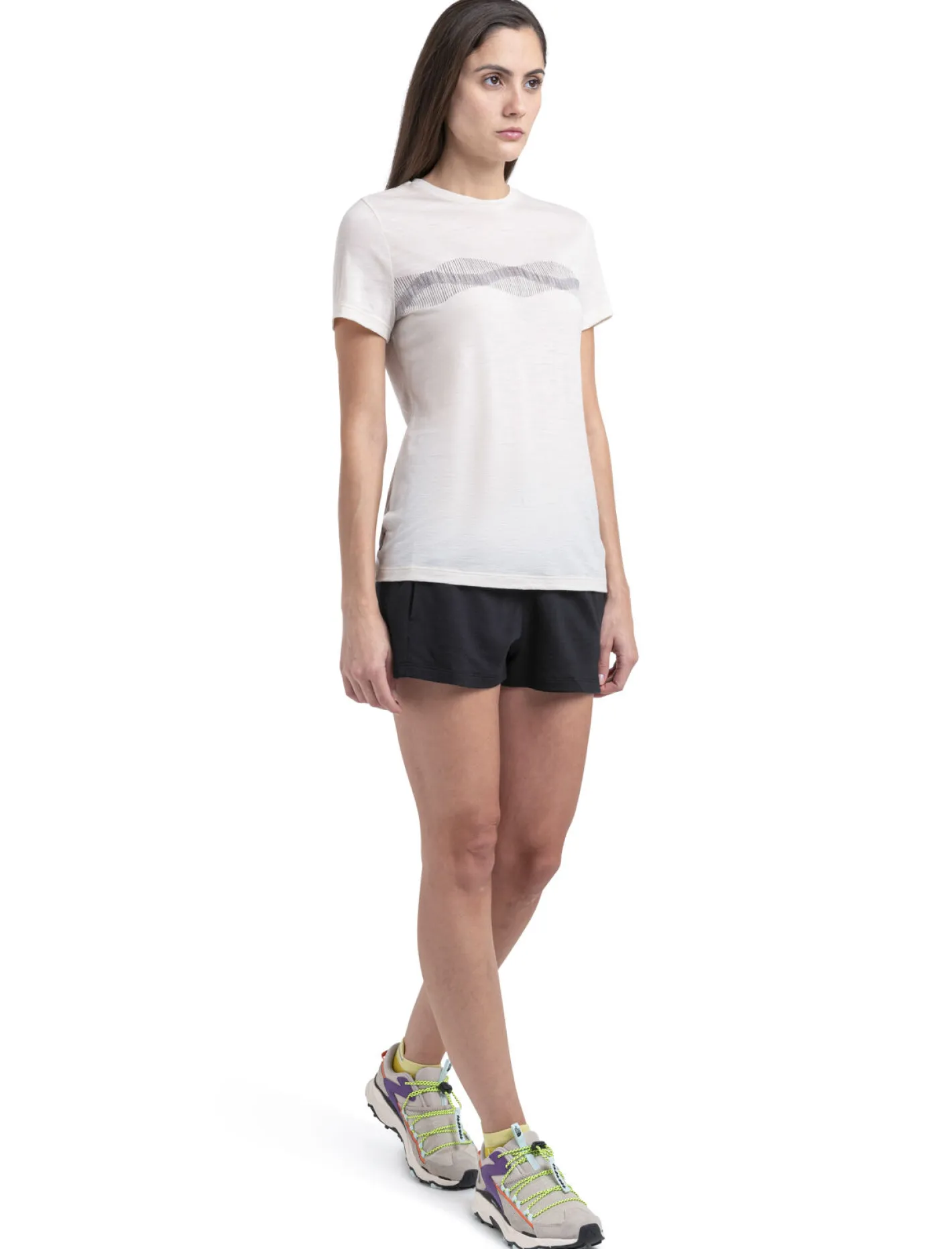 Icebreaker Bottoms^Women's Merino Blend 200 Crush Shorts Black