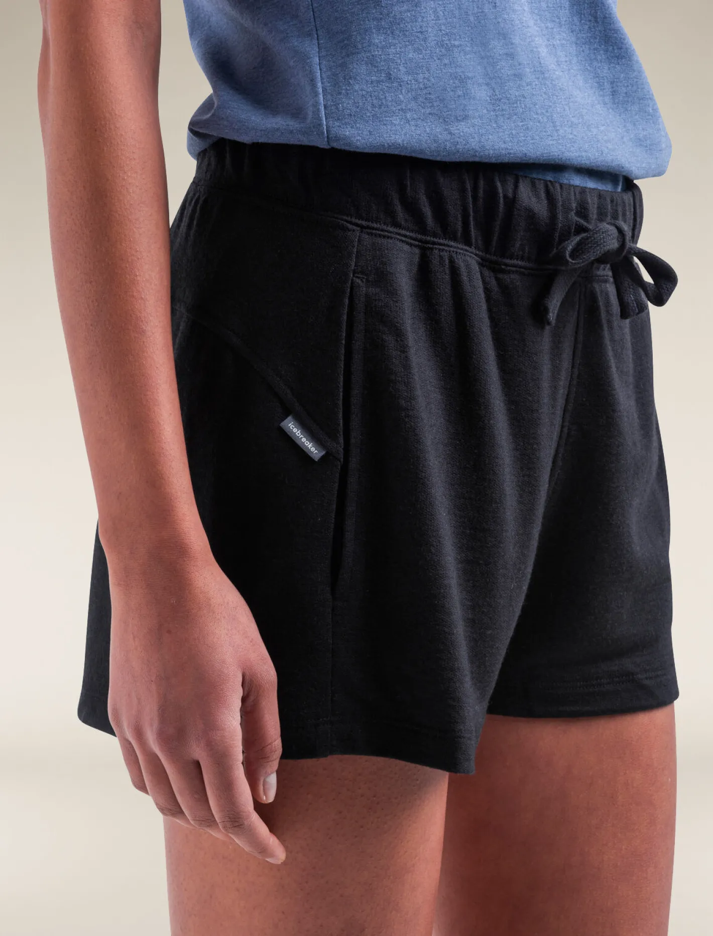 Icebreaker Bottoms^Women's Merino Blend 200 Crush Shorts Black