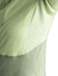 Icebreaker Jumpers & Hoodies^Women's Merino Blend 200 Realfleece™ Descender Long Sleeve Half Zip Jacket Glazen/Lichen