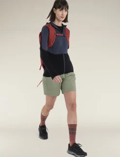Icebreaker Jumpers & Hoodies^Women's Merino Blend 200 Realfleece™ Descender Long Sleeve Zip Hoodie Graphite/Black