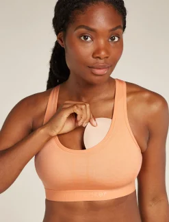 Icebreaker Underwear & Bras^Women's Merino Blend 125 ZoneKnit™ Racerback Bra Feldspar