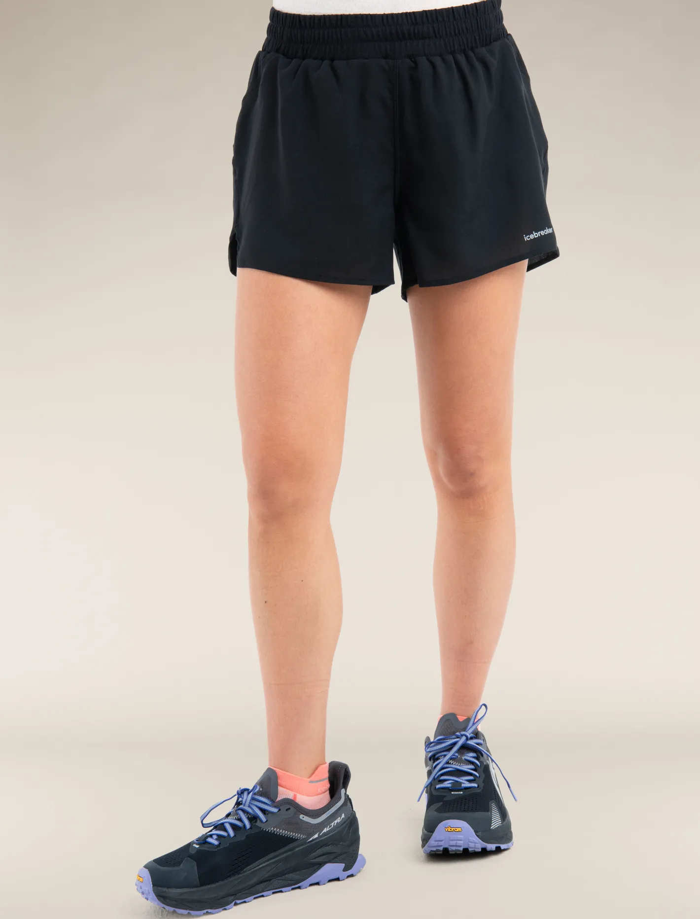 Icebreaker Bottoms^Women's Merino Blend 125 ZoneKnit™ Speed 3 Black