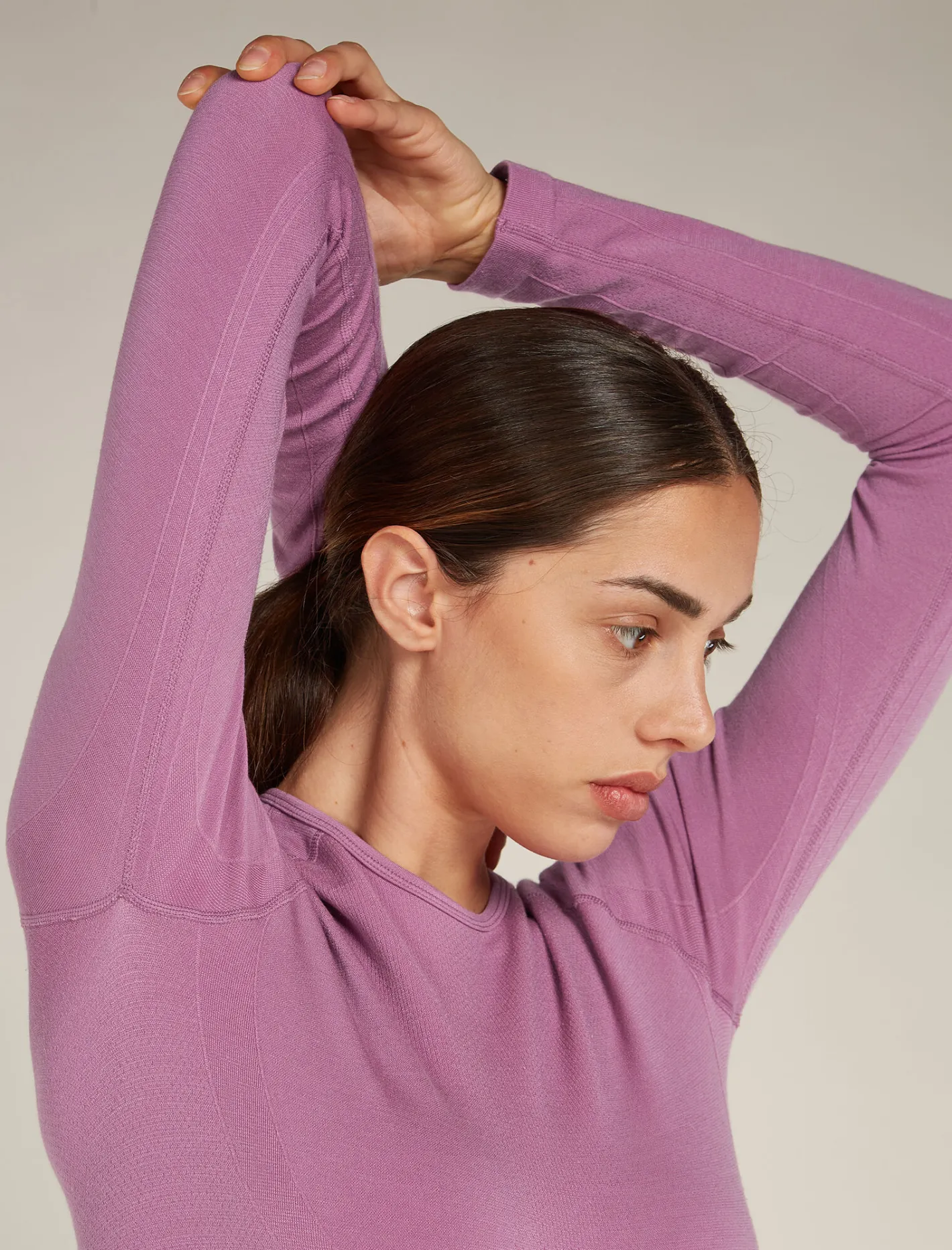 Icebreaker T-shirts & Tanks^Women's Merino Blend 260 ZoneKnit™ Seamless Long Sleeve Crewe Thermal Top Deco