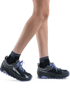 Icebreaker Socks^Women's Merino Blend Run+ Ultralight Mini Socks Black/Graphite