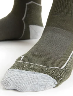 Icebreaker Socks^Women's Merino Hike+ Light Mini Socks Loden/BlizzardHeather