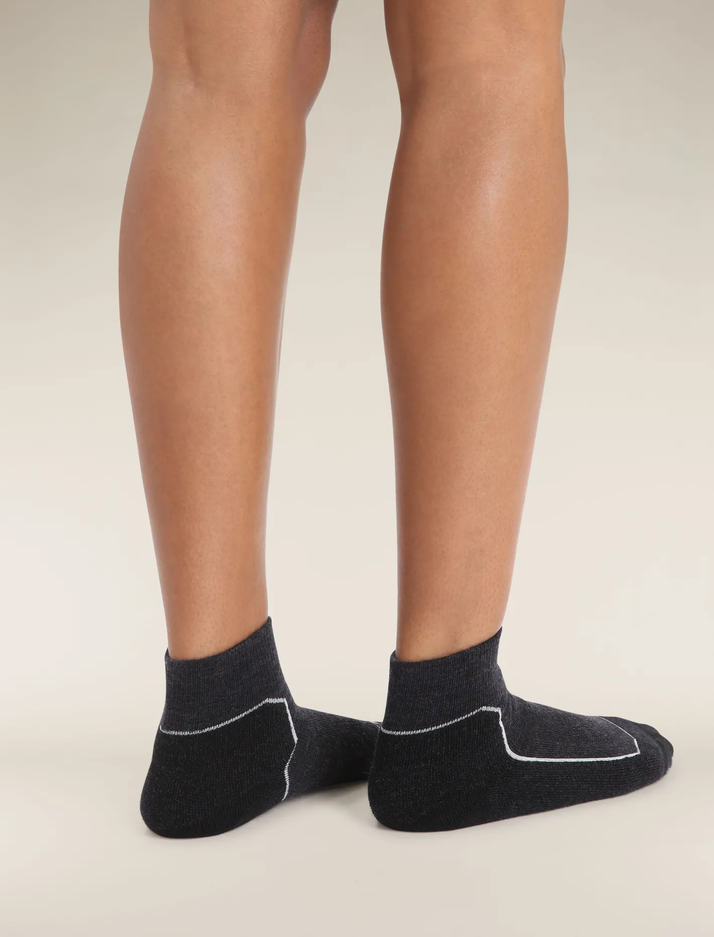 Icebreaker Socks^Women's Merino Hike+ Light Mini Socks JetHeather