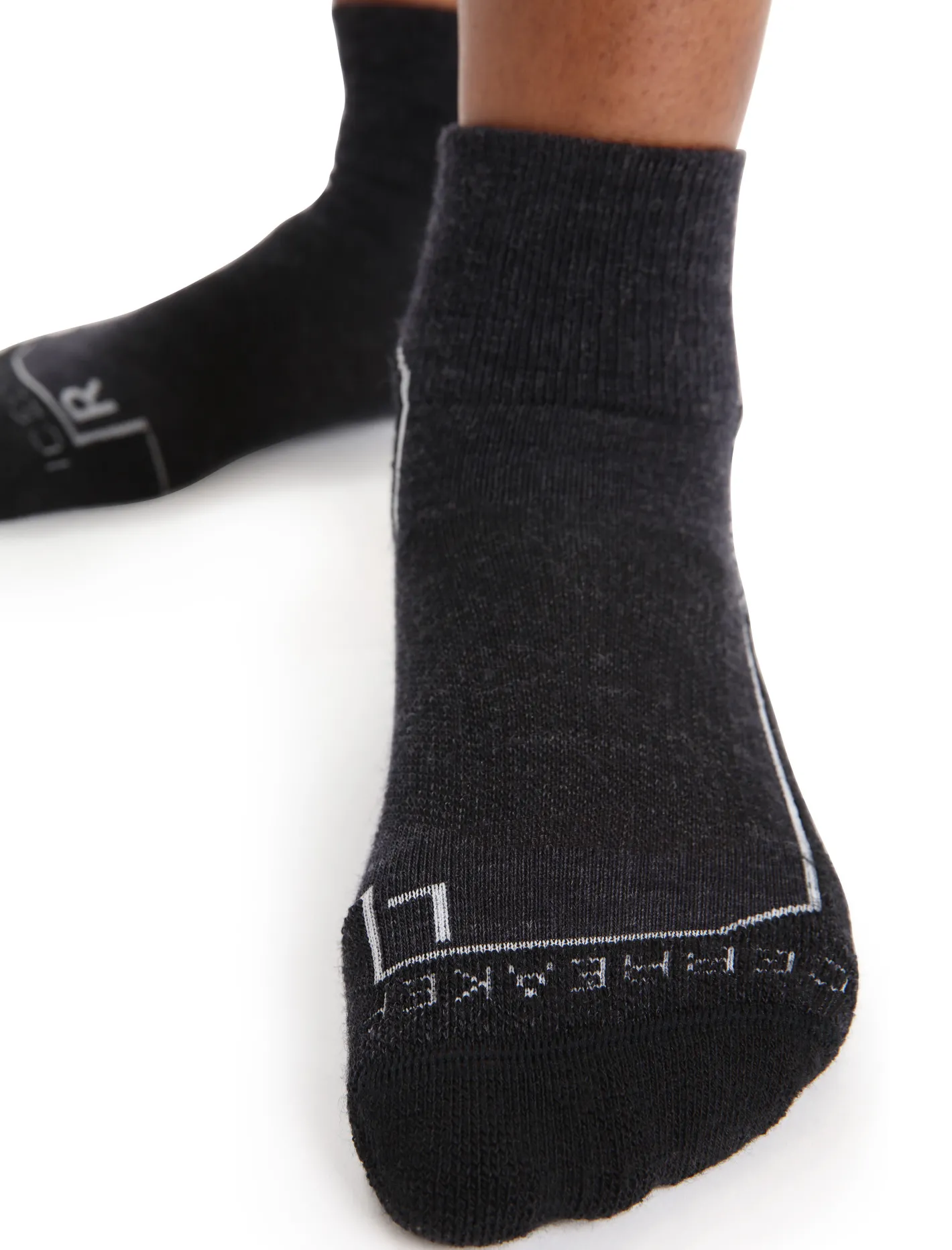 Icebreaker Socks^Women's Merino Hike+ Light Mini Socks JetHeather