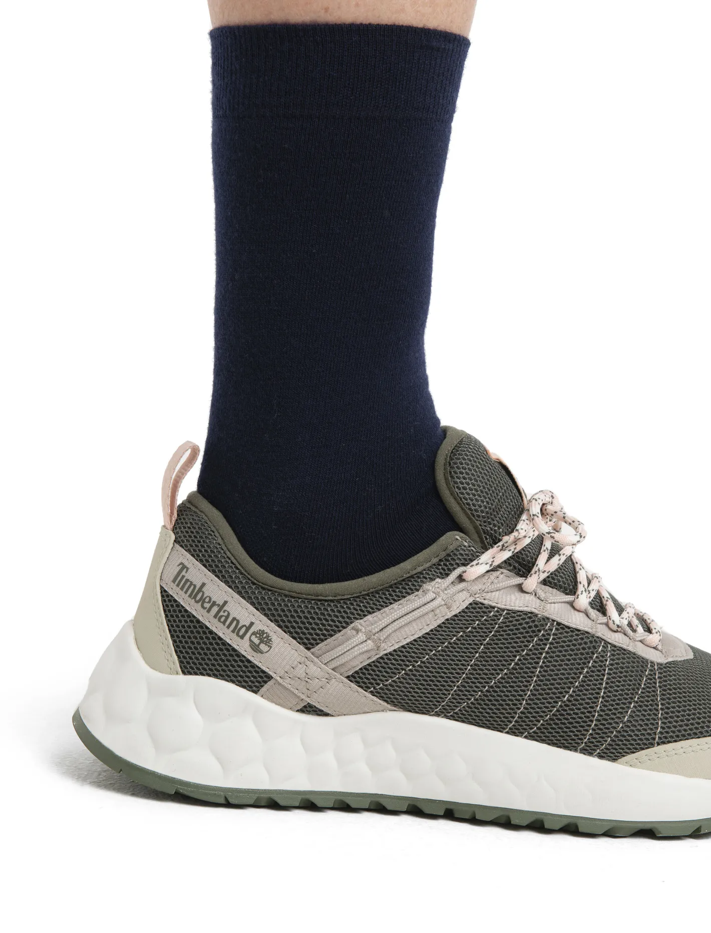 Icebreaker Socks^Women's Merino Lifestyle Fine Gauge Crew Socks MidnightNavy/Loden