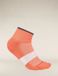 Icebreaker Socks^Women's Merino Multisport Light Mini Socks Tang/Graphite