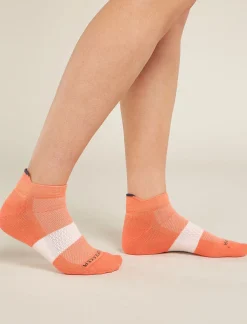 Icebreaker Socks^Women's Merino Multisport Light Micro Socks Tang/Graphite