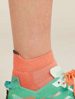 Icebreaker Socks^Women's Merino Multisport Light Micro Socks Tang/Graphite