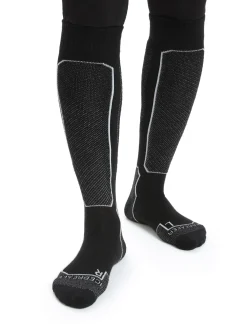 Icebreaker Socks^Women's Merino Ski+ Light Over the Calf Socks Black