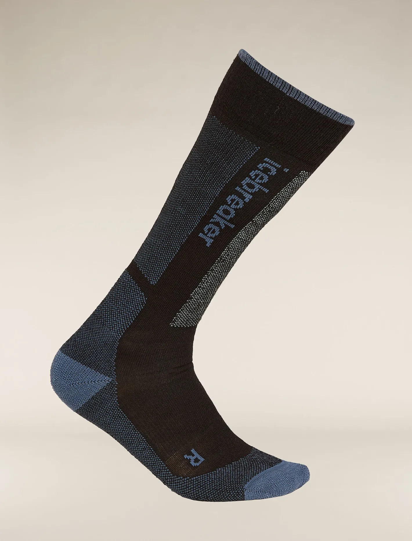 Icebreaker Socks^Women's Merino Ski+ Light Over The Calf Socks Black/Dawn