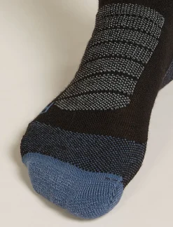 Icebreaker Socks^Women's Merino Ski+ Medium Over The Calf Socks Black/Dawn