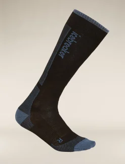 Icebreaker Socks^Women's Merino Ski+ Ultralight Over The Calf Socks Black/Dawn