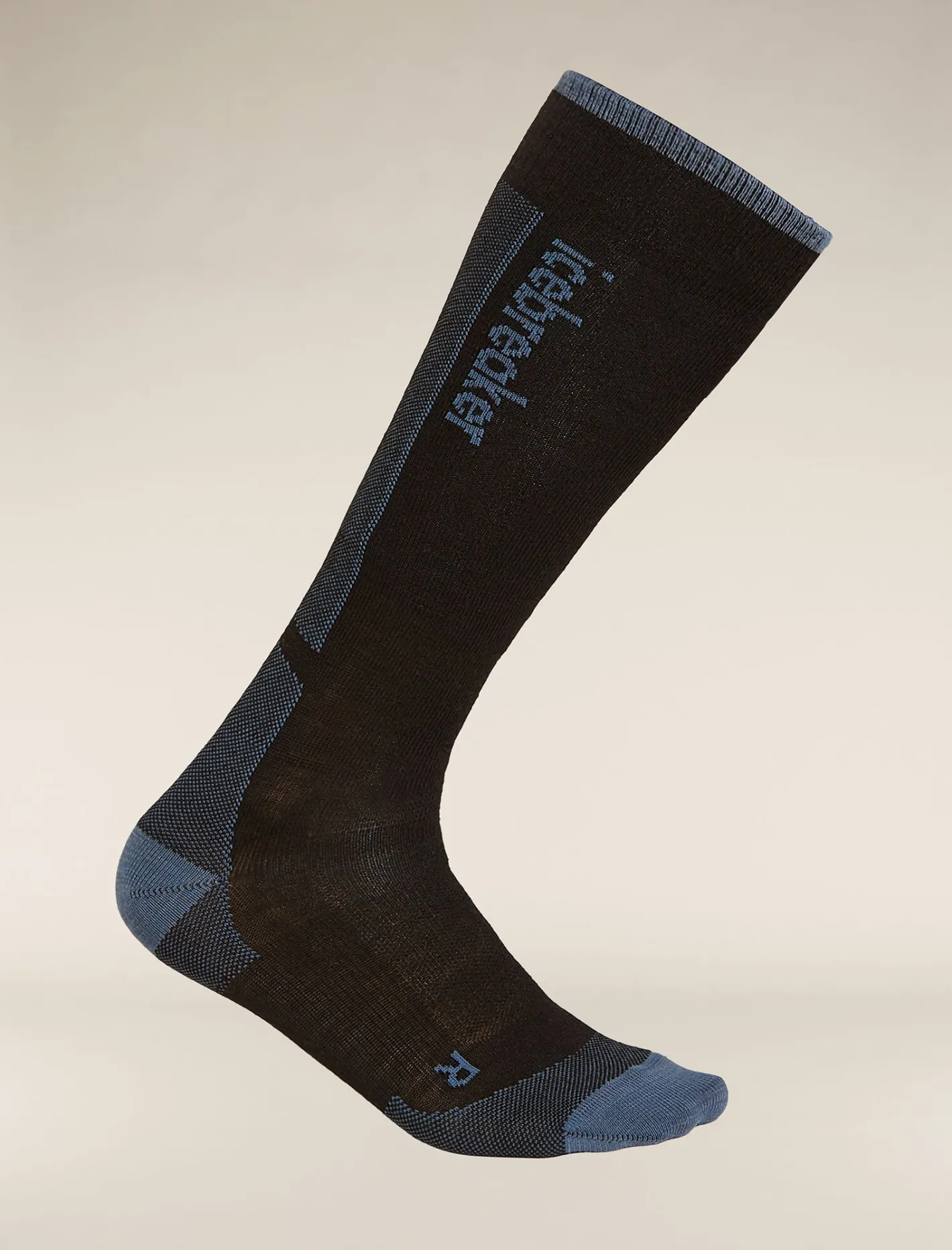 Icebreaker Socks^Women's Merino Ski+ Ultralight Over The Calf Socks Black/Dawn