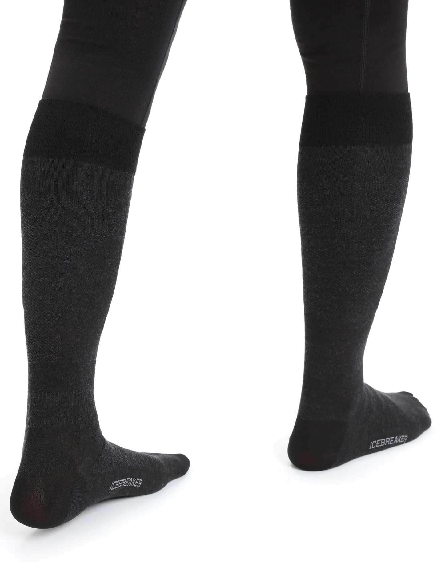 Icebreaker Socks^Women's Merino Snow Liner Over the Calf Socks Black