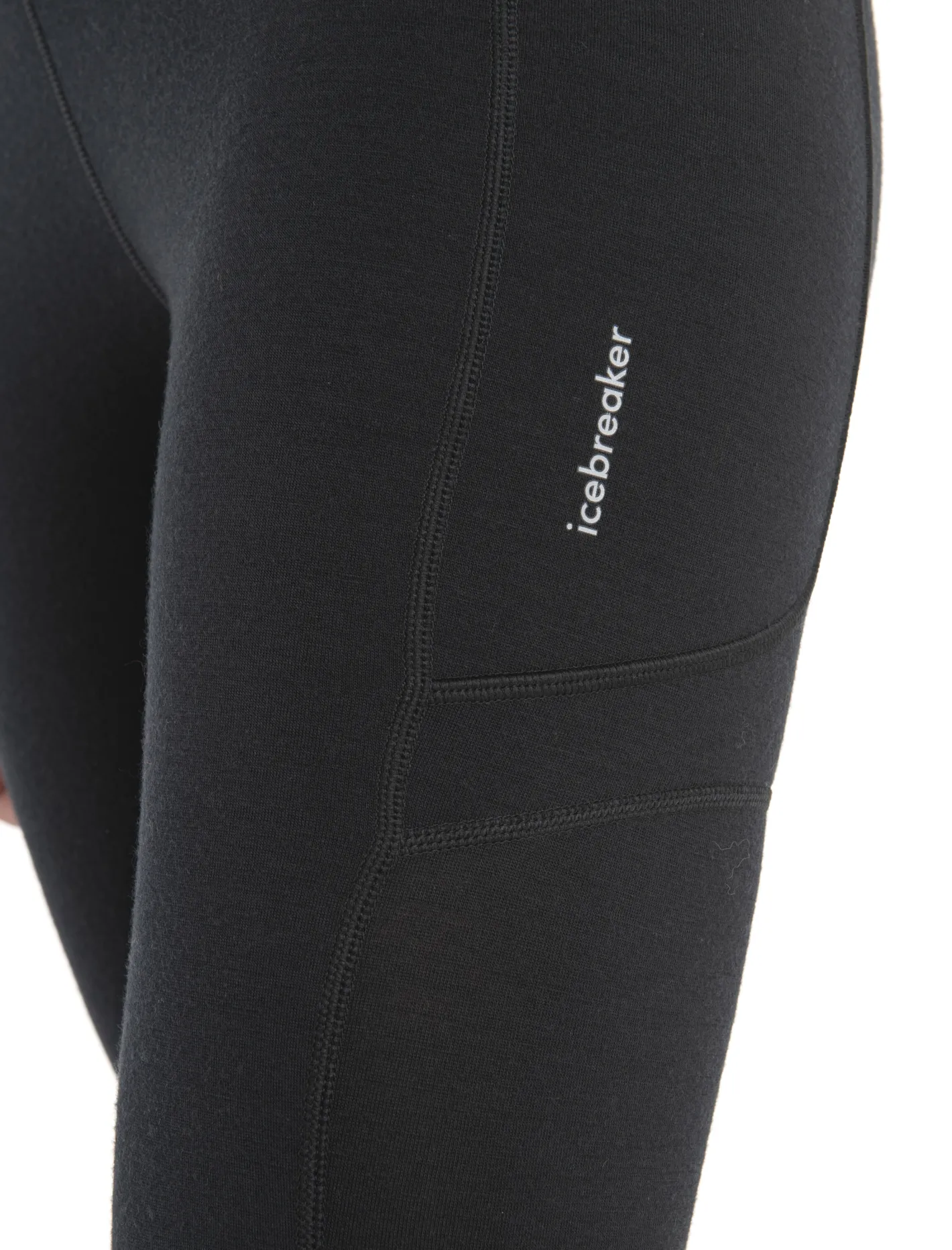 Icebreaker Bottoms^Women's Merino Speed Winter 25 Black