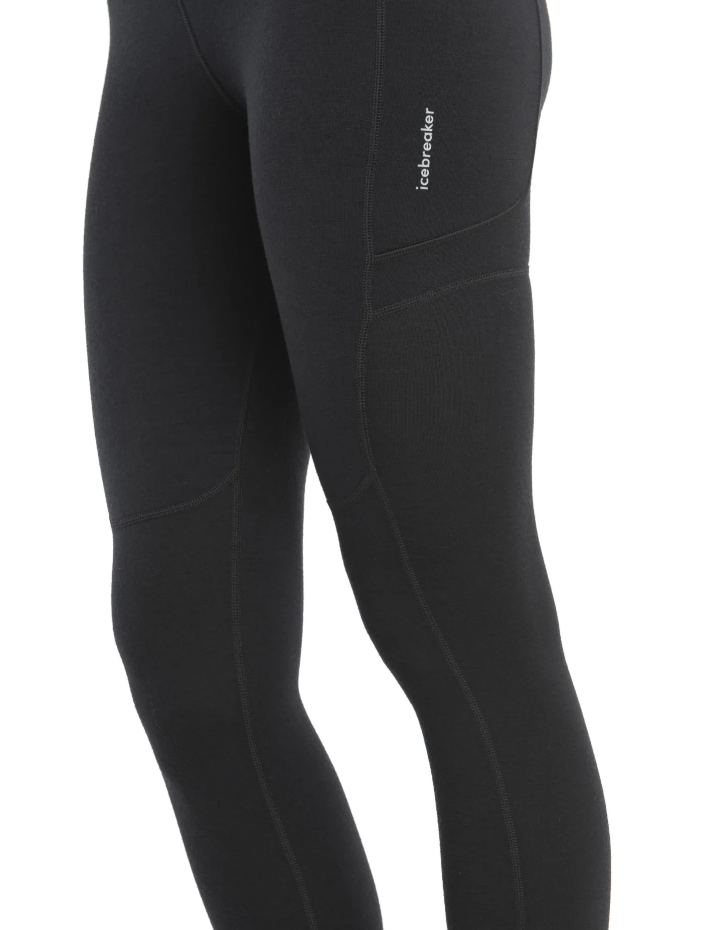 Icebreaker Bottoms^Women's Merino Speed Winter 25 Black