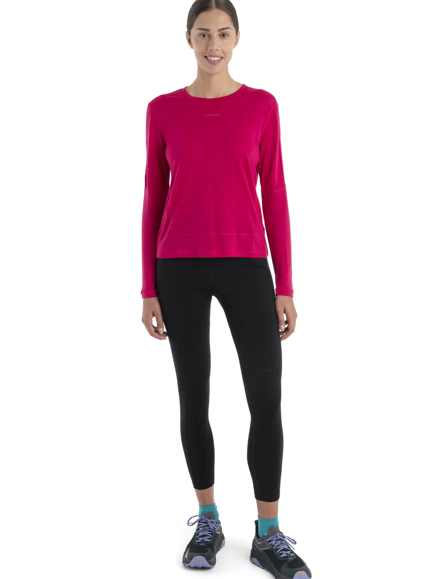 Icebreaker Bottoms^Women's Merino Speed Winter 25 Black