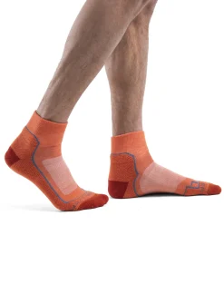Icebreaker Socks^Men's Merino Hike+ Light Mini Socks Ember/Molten