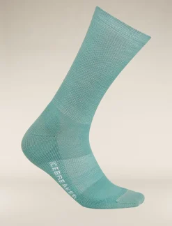 Icebreaker Socks^Men's Merino Lifestyle Light Crew Socks CloudRay/Snow