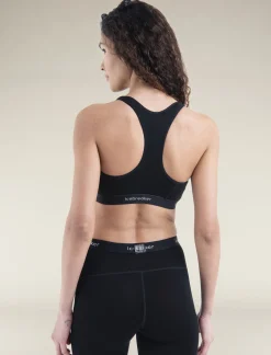 Icebreaker Underwear & Bras^Women's Merino Blend 125 ZoneKnit™ Racerback Bra Black
